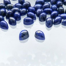 Lapis Lazuli 6x4mm Pear Cut Loose Gemstone Cabochon Pair